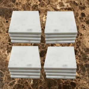 white stone coasters